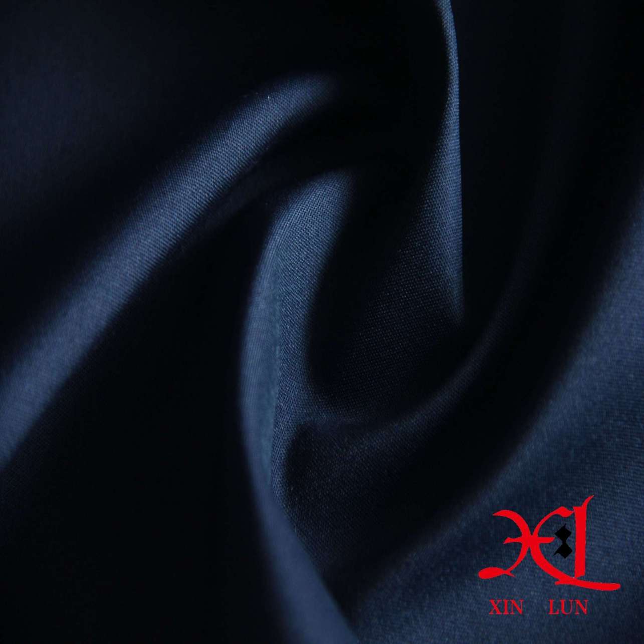 Dark Blue Textile Spandex Cotton Fabric for Pants/Curtain/Jeans